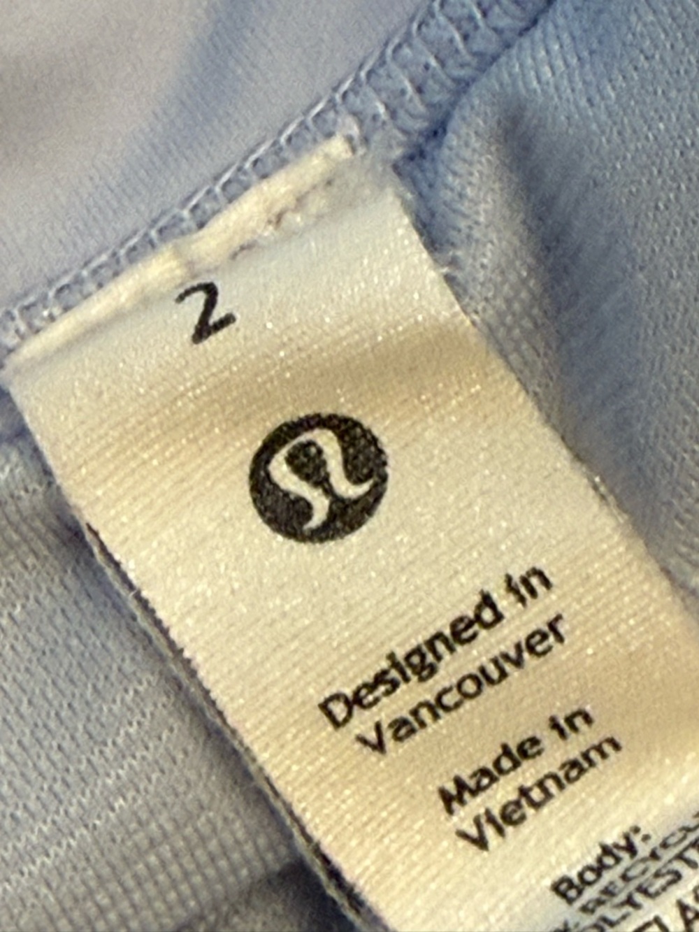 lululemon athletica periwinkle Active shorts - Size 2 - Picture 4 of 4